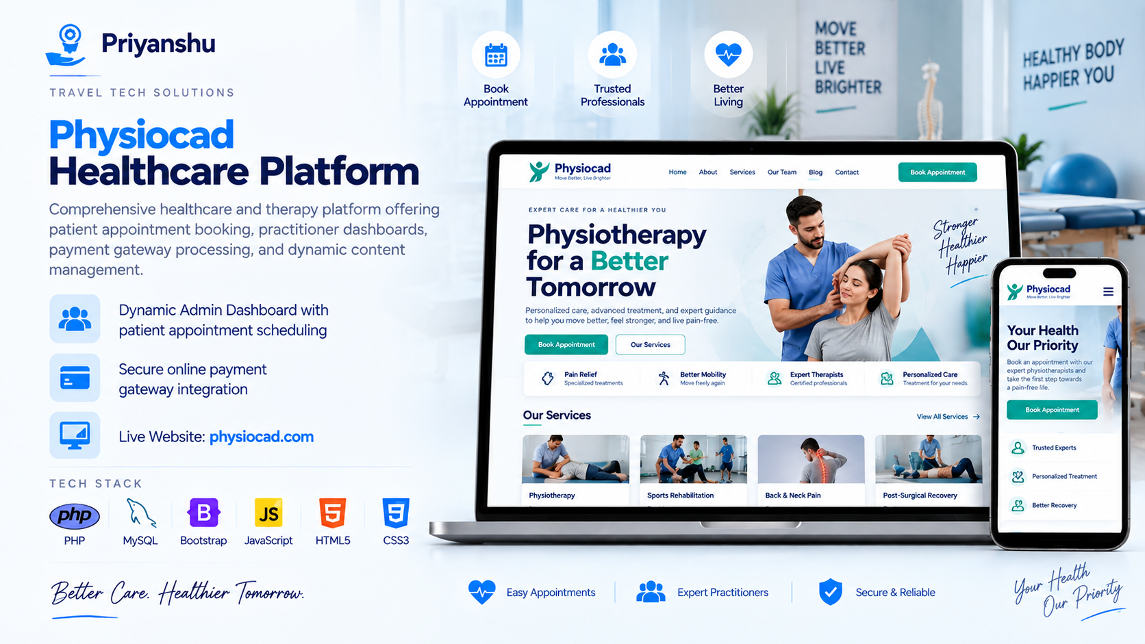 Physiocad Healthcare Platform